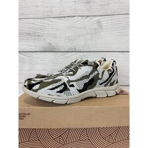 Woolloomooloo Men's Fraser ll Merino Wool Camo Slip On Sneakers Size 9-9.5